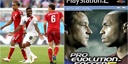 Fans can’t believe PES legend is still playing after he pops up in World Cup clash
