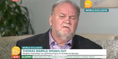 Meghan Markle’s dad gives first TV interview since the royal wedding