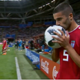 Iran player unveils the greatest throw-in in World Cup history against Spain