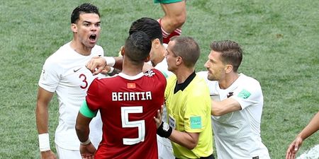 Morocco players claims referee asked Ronaldo for Portuguese player’s jersey during game