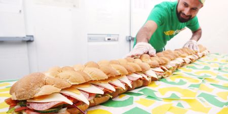 Subway launches giant six-foot Sub that feeds up to 25 people