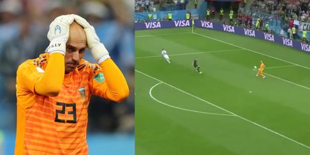 Willy Caballero howler gifts Croatia the lead against Argentina