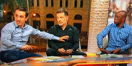 Gary Neville does Roy Keane proud after close encounter with Slaven Bilic