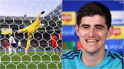 Jordan Pickford mocked by Thibaut Courtois for his height