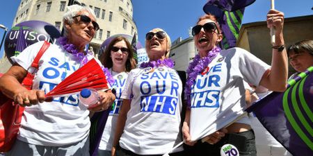 Thousands protest on the NHS’ 70th birthday in London and demand Theresa May’s resignation