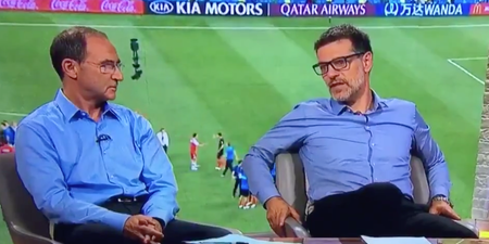 ITV viewers noticed the tense exchange between Martin O’Neill and Slaven Bilic