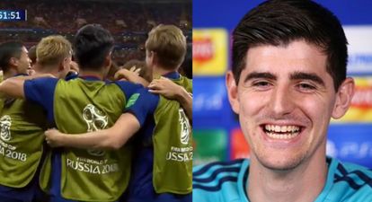 You can guess the joke people made as Thibaut Courtois concedes two goals to Japan