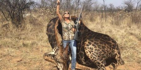 American hunter vilified for posing with rare black giraffe defends kill