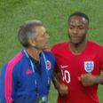 Raheem Sterling speaks out on that shoulder barge from Colombian coach
