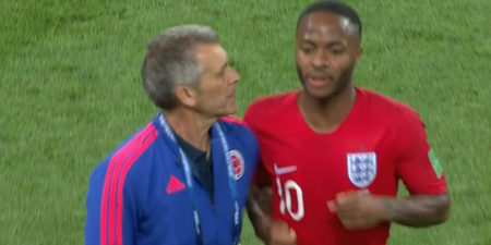 Raheem Sterling speaks out on that shoulder barge from Colombian coach