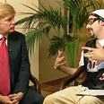 It looks like Sacha Baron Cohen is making a project about Donald Trump