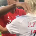 Jesse Lingard surprised by his mum as they share heartwarming moment after win against Sweden