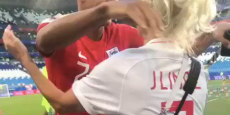 Jesse Lingard surprised by his mum as they share heartwarming moment after win against Sweden