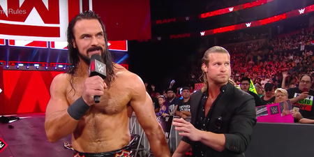 WWE’s Seth Rollins called Scottish wrestler Drew McIntyre a sheep-s****** on Raw