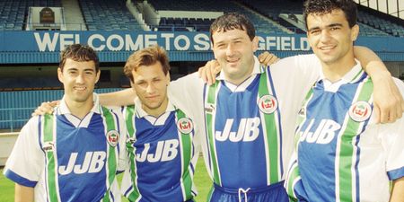 Wigan Athletic’s new kit is a welcome blast from the past
