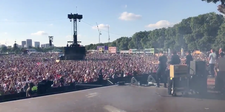 WATCH: The Lightning Seeds playing “Three Lions” in front of 30,000 England fans is as awe-inspiring as you’d expect