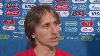 Luka Modric stuck it to the English press after Croatia victory
