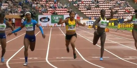 Huge upset as 16-year-old wins 100m gold at World Championships