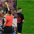 Some England fans are convinced that Croatia star was booked twice in semi-final