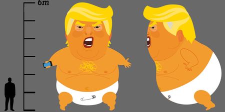 Donald Trump says 20-foot angry baby blimp makes him feel “unwelcome” in London