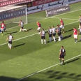 Sparta Prague have submitted an early contender for miss of the season