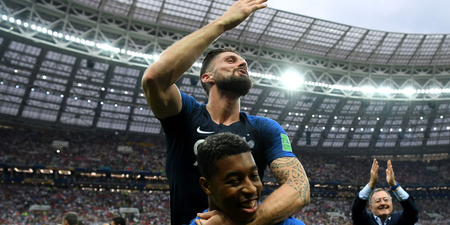 Olivier Giroud has won the World Cup without having a single shot on target