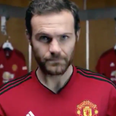 Video showing Juan Mata modelling Man United’s new home shirt is leaked