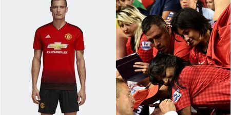 Everybody is saying the same thing about the guy modelling Man United’s new kit
