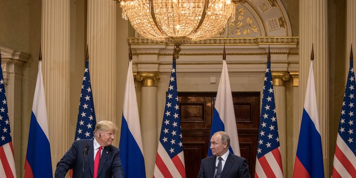 Donald Trump and Vladimir Putin meet in Helsinki