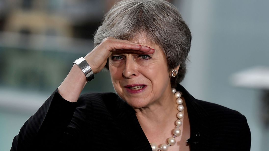 Theresa May looking for a way out