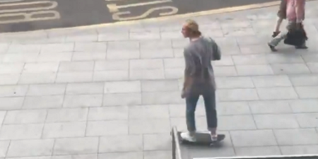 Everton’s Tom Davies is spending his summer skateboarding through streets of Liverpool