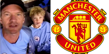 Neil Patrick Harris attends Man City game wearing club jersey, shouts support for Man United