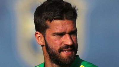 WATCH: Alisson marks his first Liverpool training session with impressive save