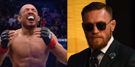Not even Conor McGregor could escape the raw emotion of Jose Aldo’s victory