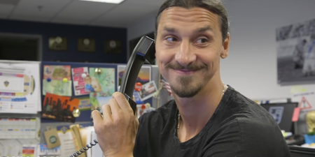Zlatan Ibrahimović is casually calling up LA Galaxy season ticket holders to thank them for renewing