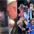 Rangers legend Nacho Novo confronts Celtic fan after being subjected to awful chant
