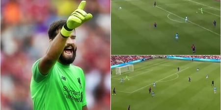Alisson’s distribution leaves Liverpool supporters salivating