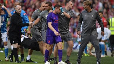 James Milner shows off gruesome gash after collision in Dublin friendly