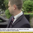 WATCH: Crystal Palace player splashes Sky Sports reporter as he arrives for training