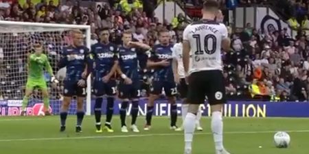 Frank Lampard would have been proud of Tom Lawrence’s beautiful free-kick
