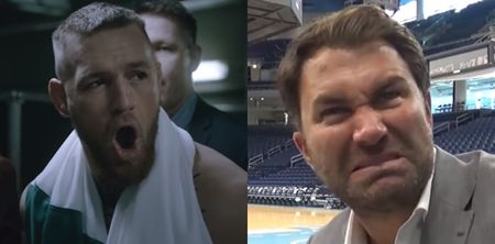 Eddie Hearn reacts to Conor McGregor and Katie Taylor shows clashing