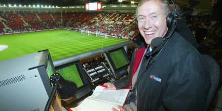 Sky Sports commentator Martin Tyler “punched” by football fan