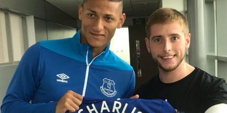 Richarlison gives signed shirt to fan who dislocated his elbow during goal celebrations