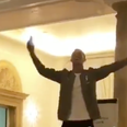 Nothing to see here, just Cristiano Ronaldo singing his Juventus initiation song