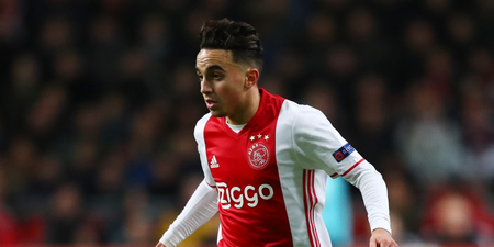 Ajax midfielder Abdelhak Nouri has woken up after more than a year in a coma
