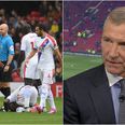 Graeme Souness goes in two-footed on referee Anthony Taylor