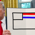 In defence of Donald Trump colouring in the American flag incorrectly