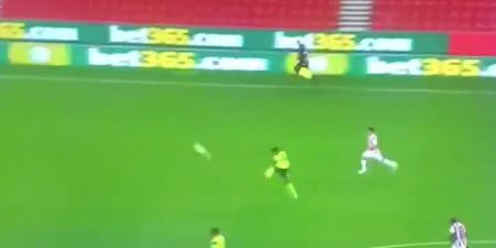 WATCH: Huddersfield’s Bacuna volleys bizarre own goal from near half-way against Stoke