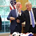 Donald Trump brandishes worst red card in history during 2026 World Cup meeting