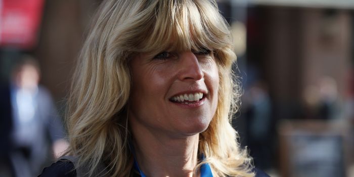 MANCHESTER, ENGLAND - OCTOBER 06: Rachel Johnson, the sister of London mayor Boris Johnson arrives on the third day of the Conservative party conference on October 6, 2015 in Manchester, England. Home Secretary Theresa May addressed delegates on day three of the Conservative Party conference at Manchester Central and warned that it is "impossible to build a cohesive society" and the UK needs to have an immigration limit. (Photo by Dan Kitwood/Getty Images)